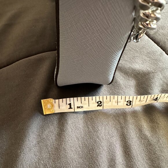 Michael Kors Jet Set Large Saffiano Leather Crossbody Bag (Light Blue) - Picture 8 of 8